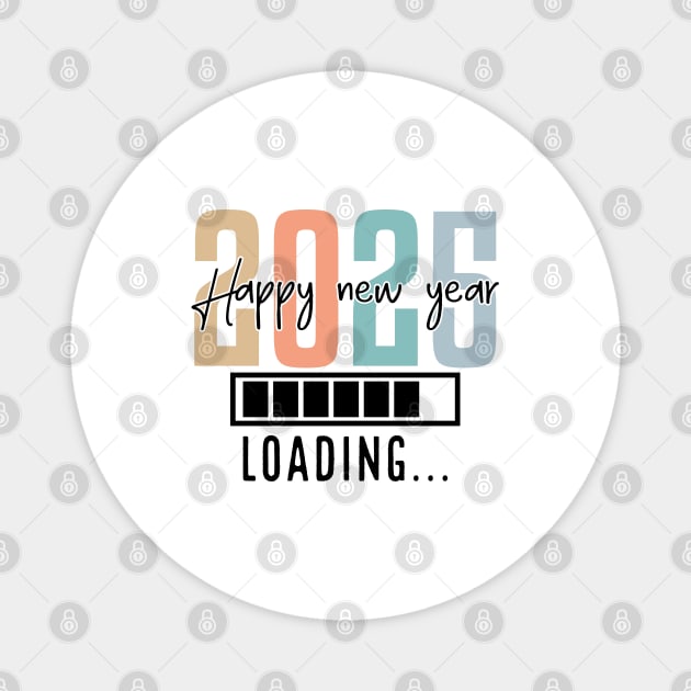 Happy New Year 2025 - Loading Magnet by criarthdesign